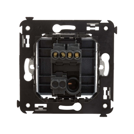 Кнопка одноклавишная в стену, "Avanti", "Закаленная сталь" DKC