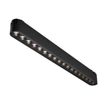 Трековый светильник LED 16Вт Черный IP20 Magnetic track system Radity TR082-1-18W4K-M-B Technical Maytoni