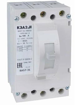 Выключатель автоматический ВА57-31-340010-40А-400-690AC-УХЛ3 1КЭАЗ