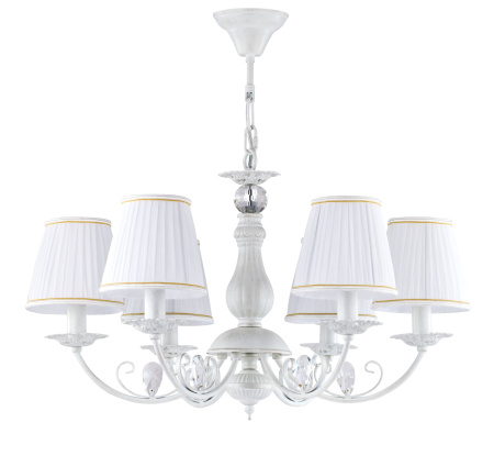Люстра 6*E14 40Вт Белый IP20 Bianchi FR2307-PL-06-WG Freya