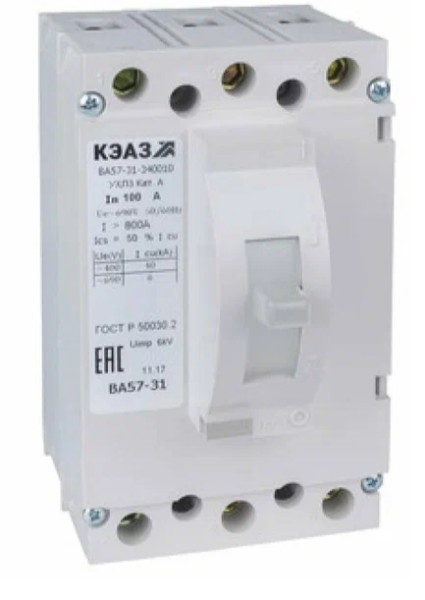 Выключатель автоматический ВА57-31-340010-40А-400-690AC-УХЛ3 1КЭАЗ