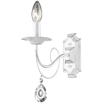 Бра Белый, Прозрачный E14 1*60Вт 702-001-01 VELANTE