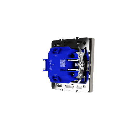 Выключатель встраиваемый Voltum S70 одноклавишный с подсветкой 10А, (кашемир)