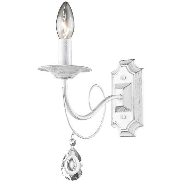 Бра Белый, Прозрачный E14 1*60Вт 702-001-01 VELANTE