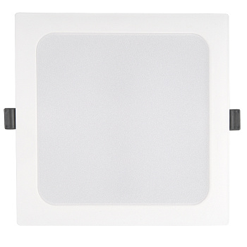 Светильник встраиваемый LED квадрат 18Вт 4500К 175мм белый пластик IP40 GLP-SW3-18BT-175-4 General