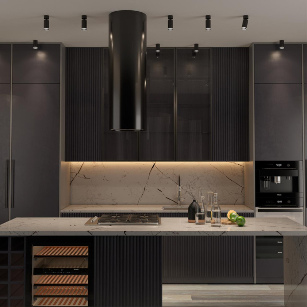 Св-к накл.IP20 GU10 9W 220V ULAR черный B NOVOTECH