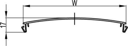 Фронтальная крышка 60 мм DKC