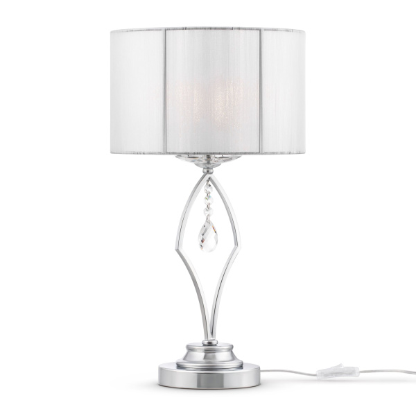 Настольная лампа 1*E14 40Вт Хром IP20 Miraggio MOD602-TL-01-N Maytoni
