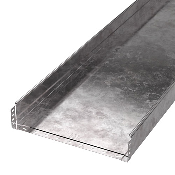 Лоток неперфорированный Стандарт 500х100х3000 (1,0 мм) (6 м/уп) Промрукав