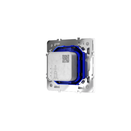 Розетка телевизионная встраиваемая Voltum S70 оконечная TV+SAT, (белый глянцевый)