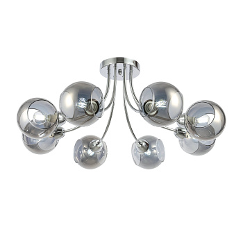 Люстра потолочная Хром/Дымчатый E14 8*40Вт SLE102102-08 EVOLUCE