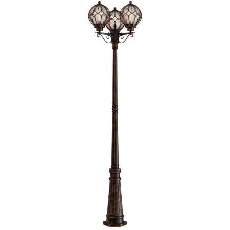 Ландшафтный светильник 3*E27 60Вт Золото Антик IP20 Via O023FL-03G Outdoor