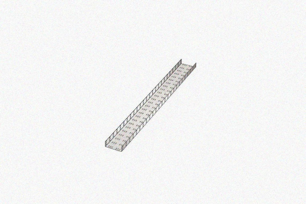 Лоток замковый перфорированный ЛМЗ 150х150х2000 УТ1,5, оцинкованный лист, S1,5