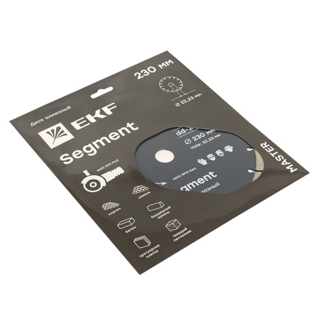 Диск алмазный Segment (230х22,23 мм) Master EKF