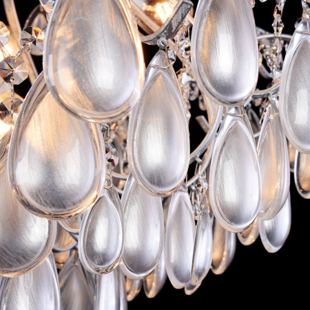 Люстра 9*E14 40Вт Серебро IP20 Chabrol FR2302CL-09S Freya