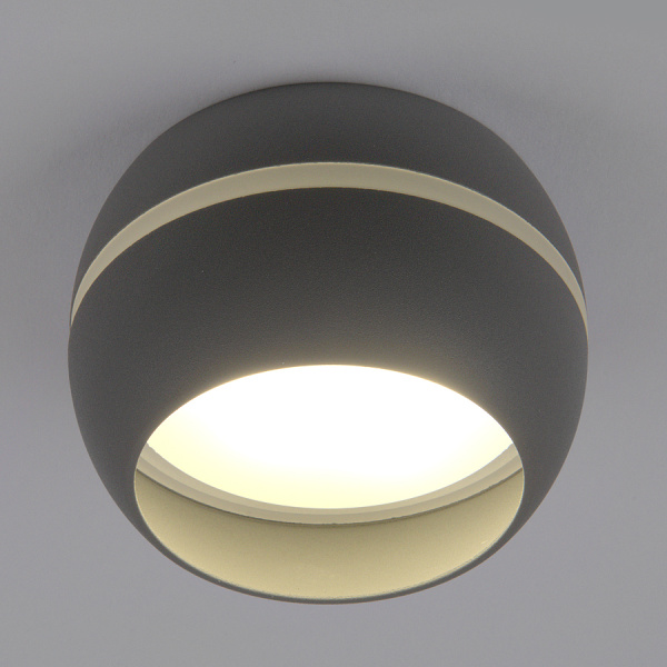 Спот GWL-GX53-M-IP20 Чаша Графит с боковым рассеивателем General