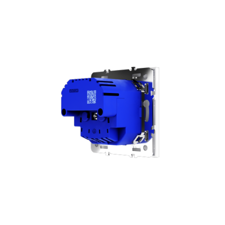 Розетка встраиваемая Voltum S70 с заземлением и защитными шторками, 16А, с USB, A+A, (белый глянцевый)