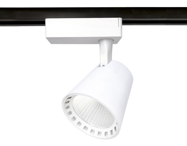 Трековый однофазный светодиодный светильник GL5975 WH белый LED 24W 4200K 24° Ambrella Light