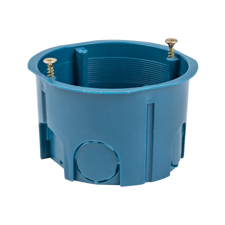 Коробка установочная КМТ-010-033 для твердых стен (71х45) с саморезами IP20 розничный стикер PROxima EKF