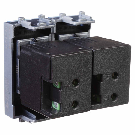 USB зарядное устройство модульное, "Avanti", "Закаленная сталь", 2модуля DKC