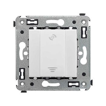 Диммер кнопочный в стену для LED ламп, "Avanti", "Белое облако" DKC