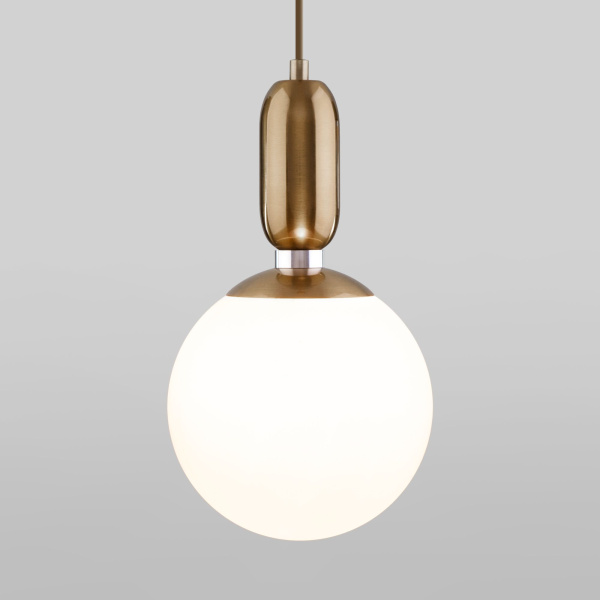 Подвесной светильник с плафоном 1*E27 60Вт латунь IP20 Bubble (50197/1 латунь) Eurosvet