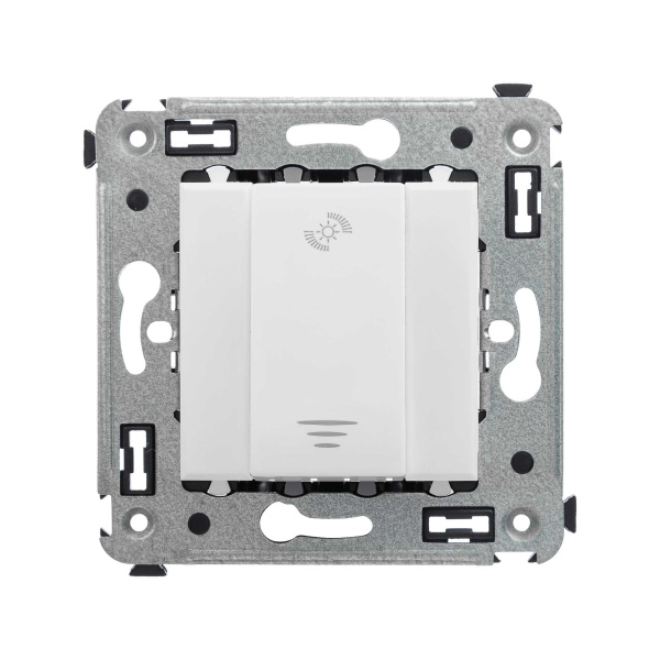 Диммер кнопочный в стену для LED ламп, "Avanti", "Белое облако" DKC