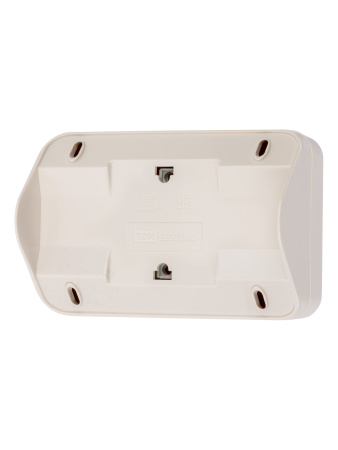 Розетка угловая двойная 2П+3 открытой установки с з/ш IP20 250В 16А сл. кость "Ладога" TDM