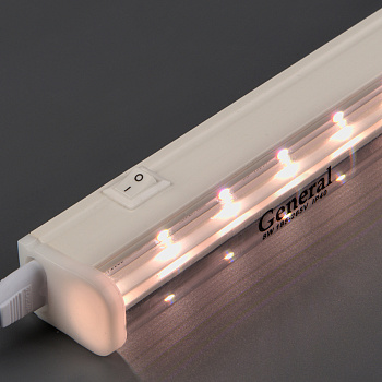 Светодиодный светильник для растений GLF1-1200-18BT-FITO, спектр для фотосинтеза, 1/30 General