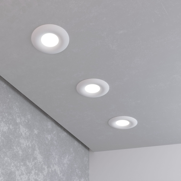 Встраиваемый точечный светильник GU10 белый IP20 (a053355) Elektrostandard