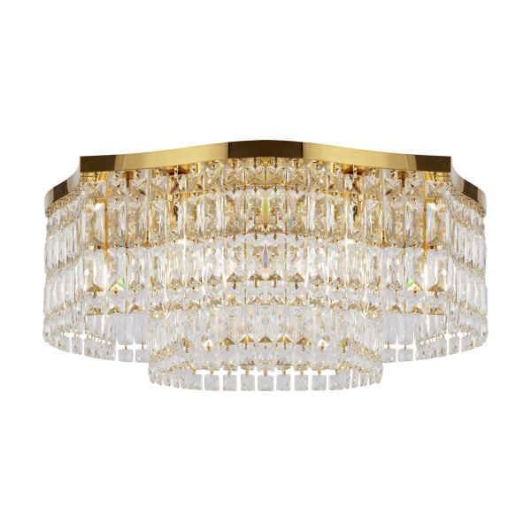 Потолочный светильник 10*E14 60Вт Золото IP20 Dune DIA005CL-10G Maytoni