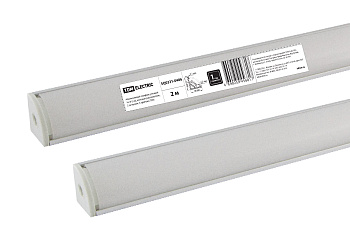 Алюминиевый профиль угловой 1616 (2 м), матовый рассеиватель, 2 заглушки, 4 крепежа TDM Алюминиевый профиль угловой 1616 (2 м), матовый рассеиватель, 2 заглушки, 4 крепежа TDM