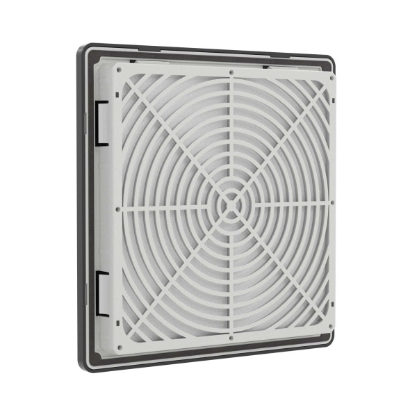 Вентиляционная решетка с фильтром RF 205x205 мм, IP54, RAL9005 DKC