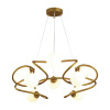 Люстра G9 8*40W SLOTA золотой/белый ODEON LIGHT