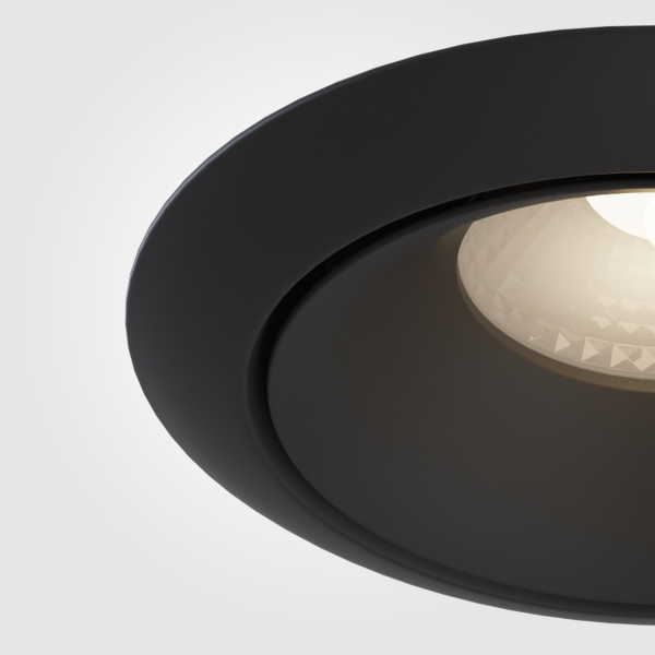 Встраиваемый светильник LED 12Вт Черный IP20 Downlight DL031-L12W3K-D-B Technical Maytoni