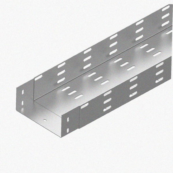 Лоток монтажный цельный перфорированный ЛМЦ50х50х3000 УХЛ1, оцинкованный лист, S1,0