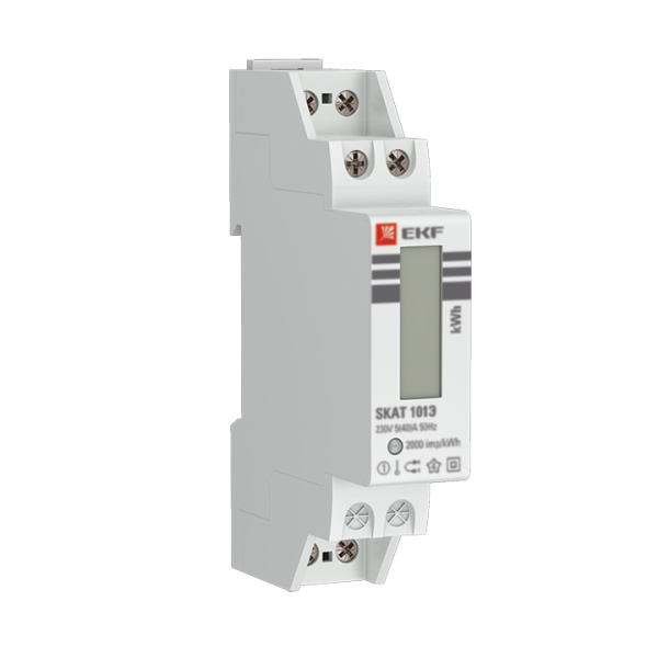 Счетчик электрической энергии модульный SKAT 101E/1 - 5(40) SDM (без поверки) EKF
