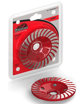 Чашка шлифовальная алмазная TURBO BASIC 125х22,23 мм DIAFORCE 