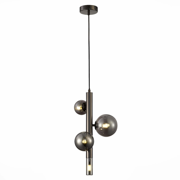 Светильник подвесной Черный/Дымчатый G9 4*5Вт SL1509.403.04 ST LUCE