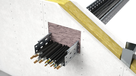 Пена двухкомпонентная огнезащитная, картридж 330 мл DKC