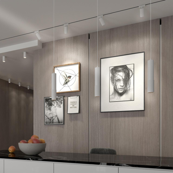 Трехфазный трековый cветильник IP20 GU10 50W 220V MAIS белый NOVOTECH