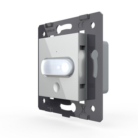 Датчик движения с сенсорным выключателем, цвет серый (механизм) Livolo