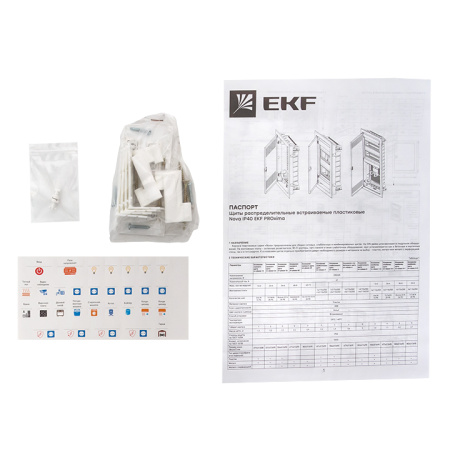 Основание силового щита "Nova" (с DIN-рейками) 60 модулей IP40 PROxima EKF