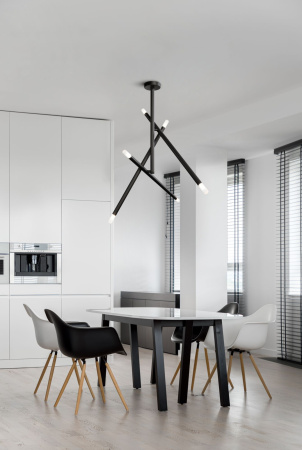 Потолочный светильник 6*G9 25Вт Черный IP20 Vigo MOD620CL-06B Technical