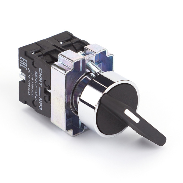 Переключатель NP2-BJ33, 3 положения фиксацией, 2НО, IP40 (R) CHINT