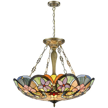 Люстра потолочная Бронза/Разноцветный E27 6*60Вт 818-807-06 VELANTE