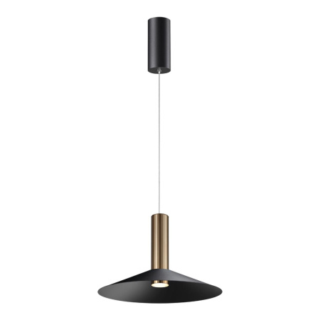 Св-к св/д накл.,провод 2м IP20 LED 4000K 15W 220V бронза светлая/черный ALBA D NOVOTECH