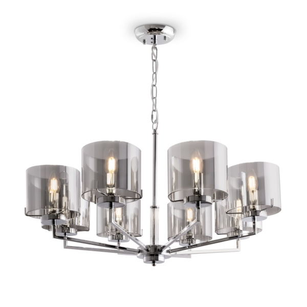 Люстра 8*E14 40Вт Хром IP20 Karen FR5096PL-08CH Freya