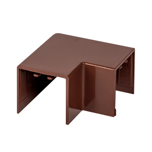 Поворот 90 гр, (25х25) (4 шт) темное дерево EKF-Plast