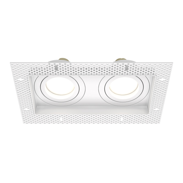 Встраиваемый светильник 2*GU10 50Вт Белый IP20 Downlight DL003-02-W Technical Maytoni